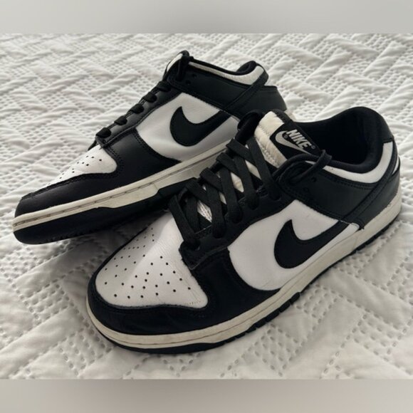 Nike Dunks Panda 2022 Black White Low Sneakers Running Shoes Trendy Woman 8.5 - Picture 3 of 16